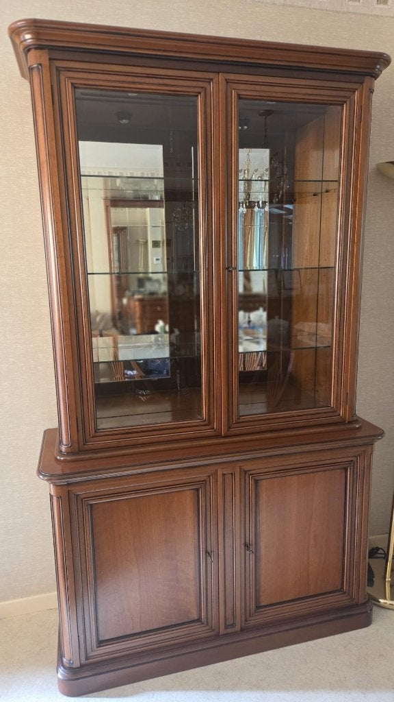 Beau meuble de salon en  bois de cerisier massif, Maison & Meubles, Mobilier complet, Enlèvement