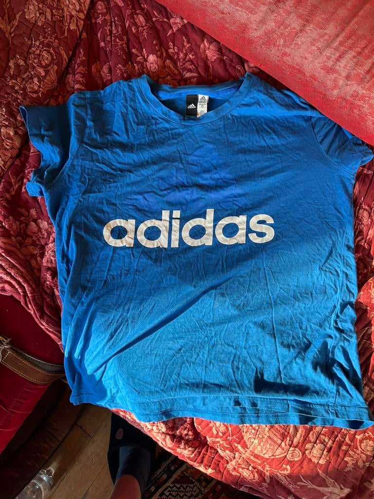 ADIDAS T-Shirt blauw, Ophalen of Verzenden, Gedragen, Blauw