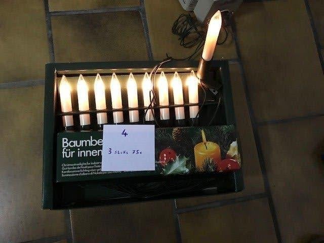 Kerstverlichting, Diversen, Ophalen