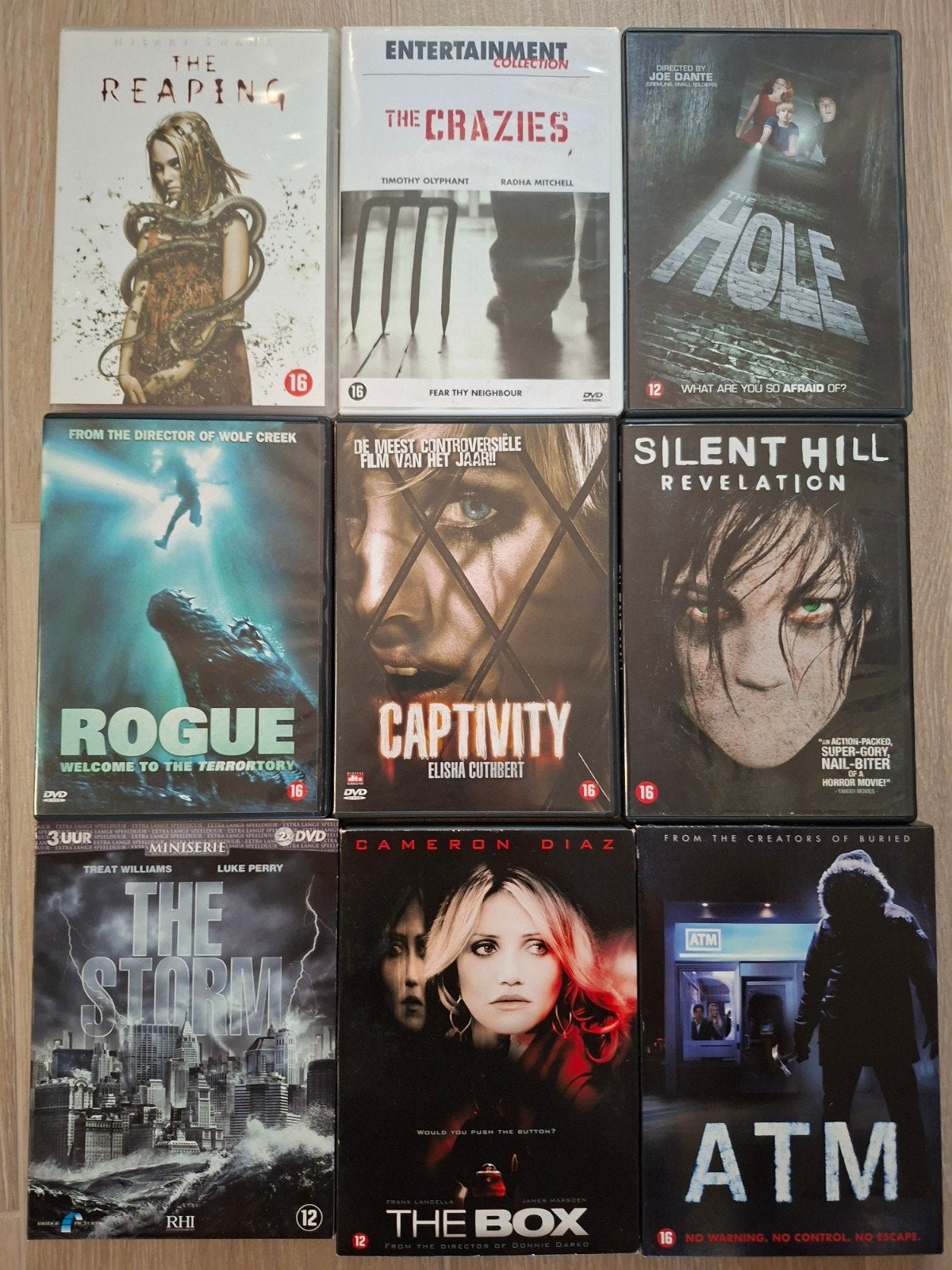 set van 9 Horror & Thriller DVD's (o.a. Silent Hill, Rogue,, Cd's en Dvd's, Ophalen, Thriller