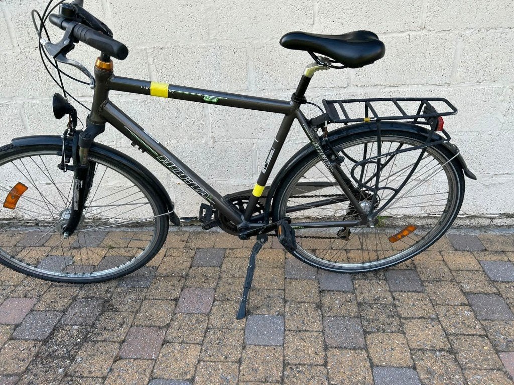 Herenfiets NORTA, Gebruikt, Velgrem, Versnellingen, 65 cm of meer