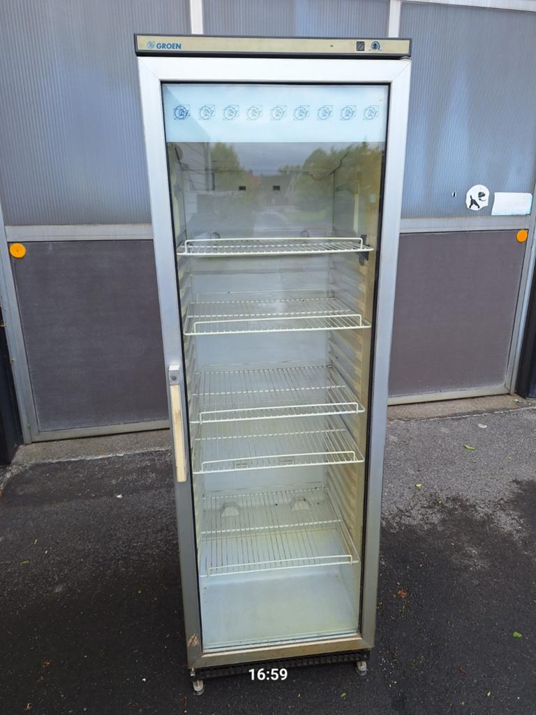 Koelkast glasdeur, Ophalen