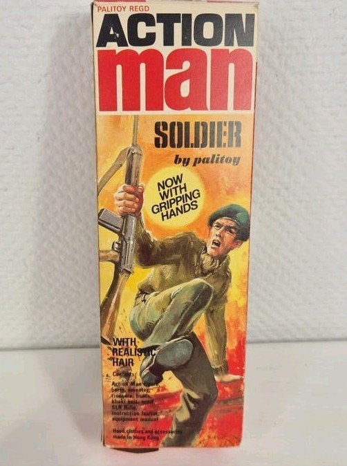 Action Man-soldaat by Politoy 1973, Ophalen of Verzenden, Overige figuren, Zo goed als nieuw, Beeldje of Figuurtje