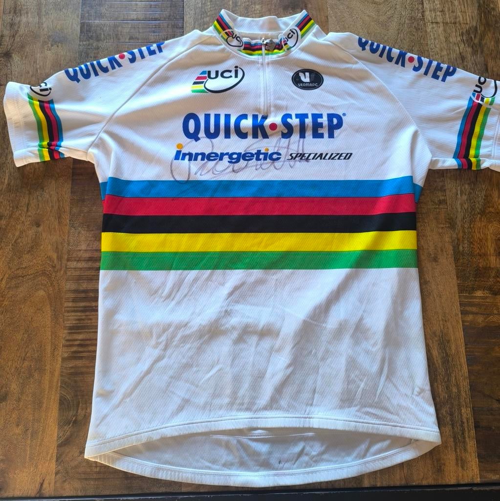 Gesigneerd truitje Tom Boonen, gesigneerd in 2015., Verzamelen, Ophalen