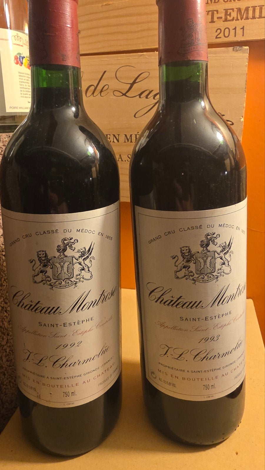 château montrose, Enlèvement