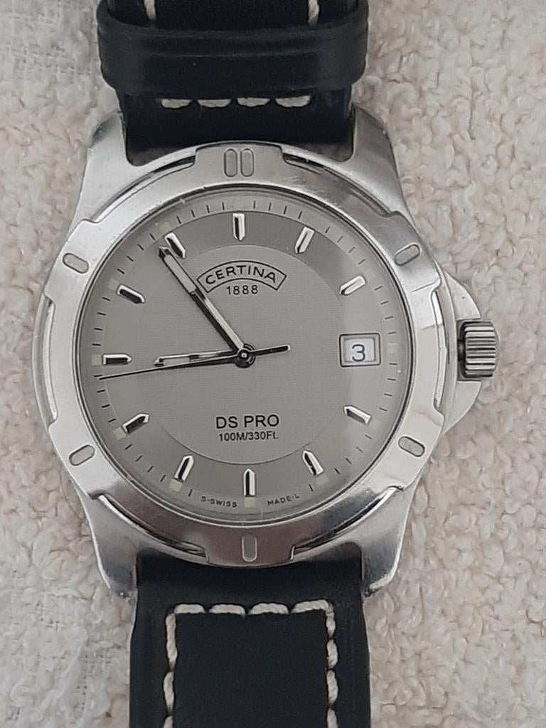 Horloge CERTINA DS PRO verre saphir,top état, Enlèvement ou Envoi, Comme neuf