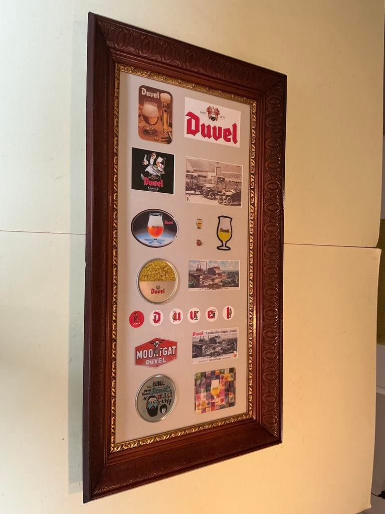 DUVEL verticale decokader, Verzamelen, Ophalen, Zo goed als nieuw, Duvel