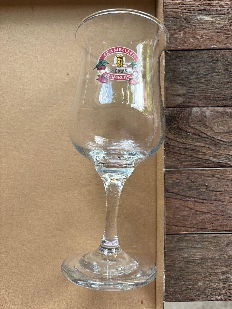Frambozen St Louis Framboises, Verzamelen, Ophalen of Verzenden, Zo goed als nieuw, Glas of Glazen, Overige merken