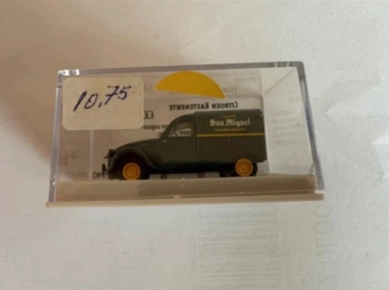 Brekina H0 1/87 Citroën 2CV bestelwagen San Miguel 14189, Ophalen of Verzenden, Nieuw, Auto, Brekina