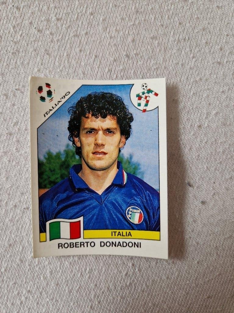 Panini Italia90 Donadoni, Envoi, Utilisé, Autocollant
