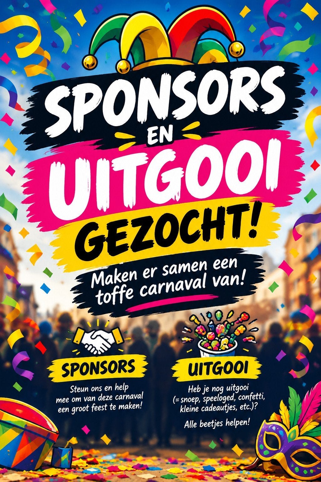 Sponsors en uitgooi gezocht, Hobby en Vrije tijd, Ophalen