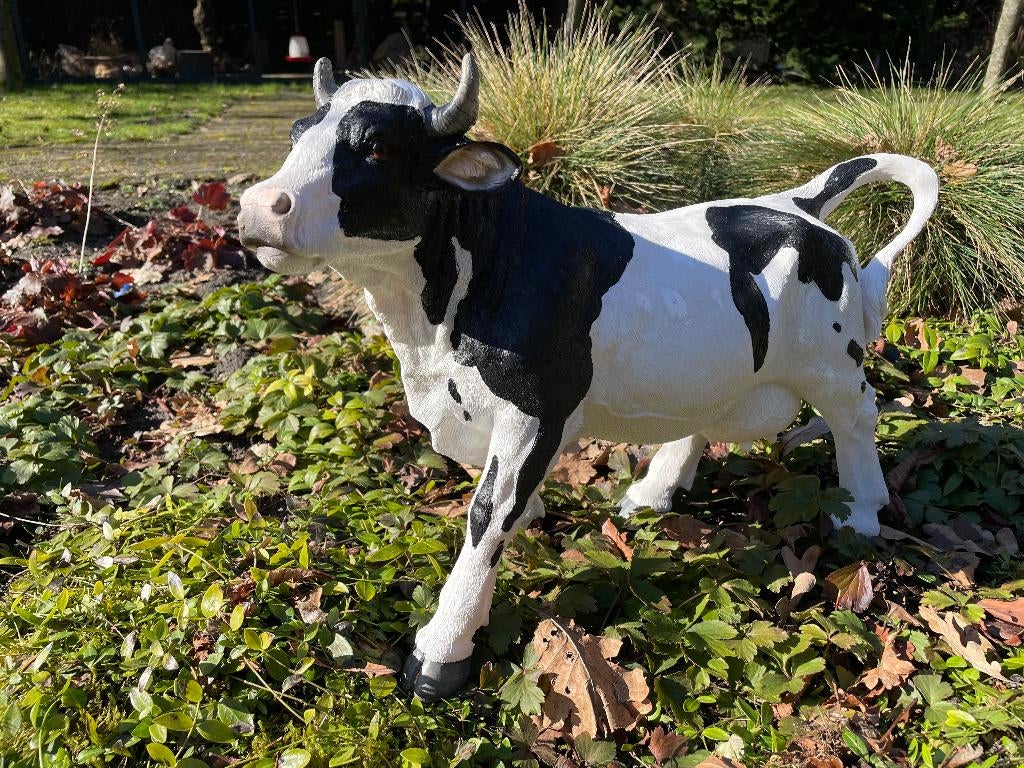 Veau, vache, ferme, pelouse, jardin, ferme, 50 cm, Enlèvement, Neuf, Synthétique, Animal