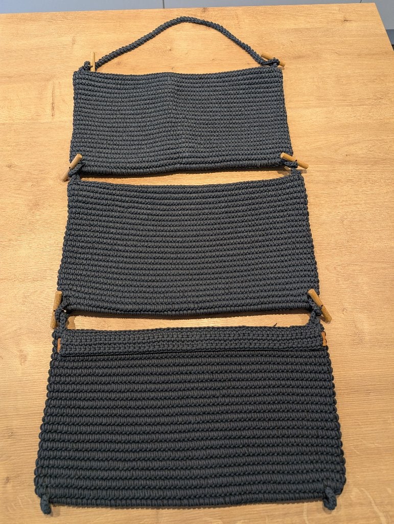 Hanging organizer, Bleu, Moderne, Utilisé, Enlèvement