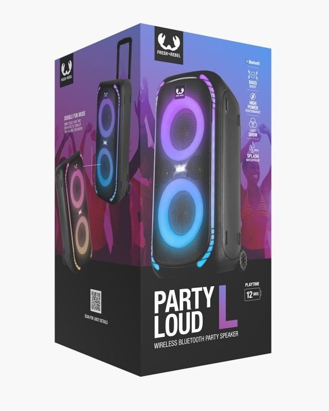 Party Loud L Fresh 'N Rebel (NIEUW) Speaker / box, Bluetooth, Ophalen, Party speaker
