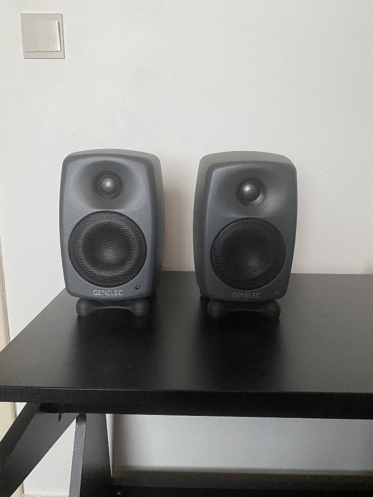 Genelec 8020 speakers, TV, Hi-fi & Vidéo, Envoi, Comme neuf, 60 à 120 watts, Moniteur de studio