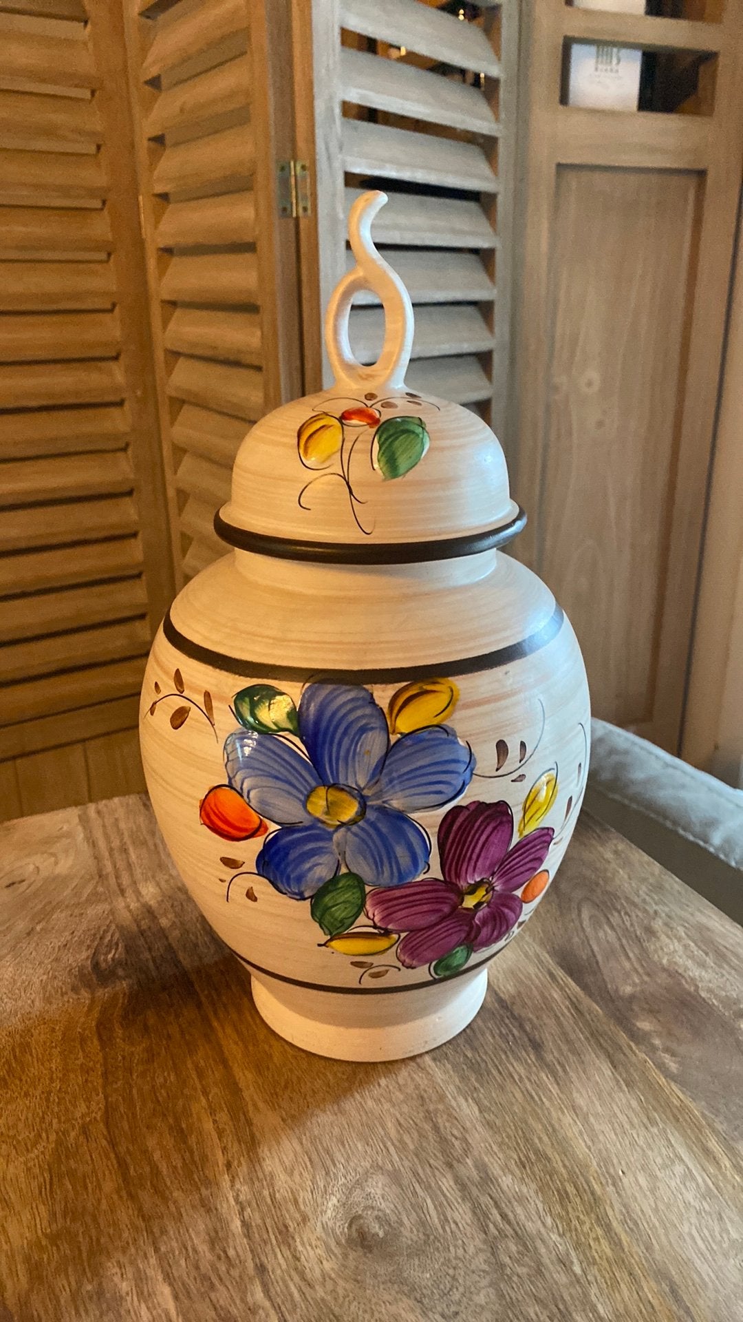 Vase Potiche H Bequet Quaregnon, Enlèvement