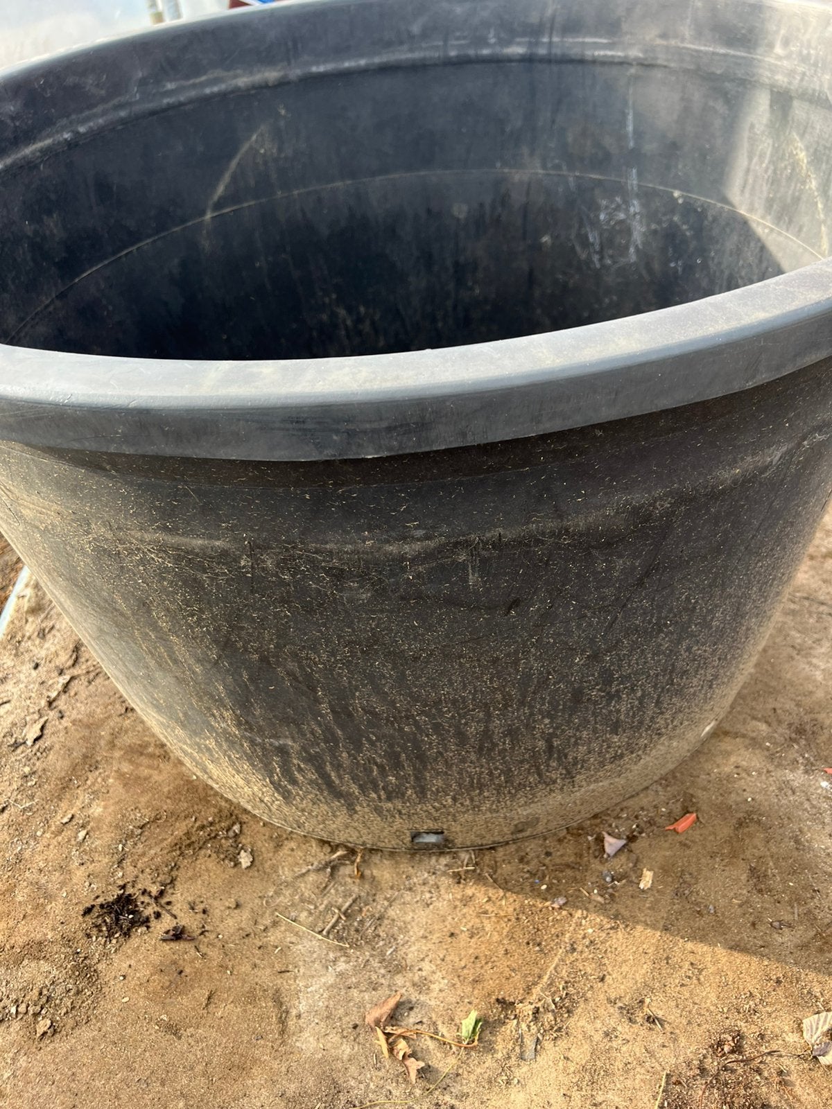 heel grote plantenkuip container 285 liter 96 x 55 cm, Ophalen, Kunststof, 40 cm of meer, Rond