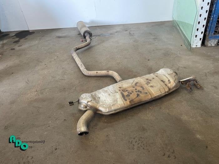 Echappement silencieux arrière + central d'un Volkswagen Go, Volkswagen, -, 3 mois de garantie, Utilisé