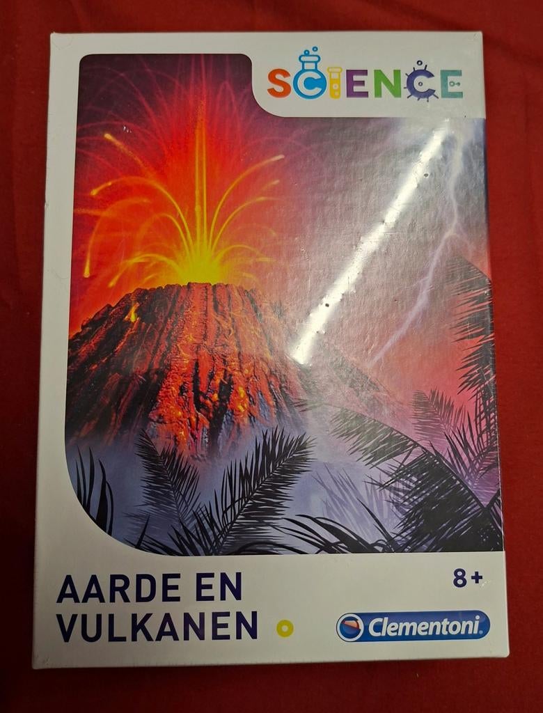 Clementoni Science - Aarde en Vulkanen experimenteerset., Kinderen en Baby's, Ophalen of Verzenden, Bouwen