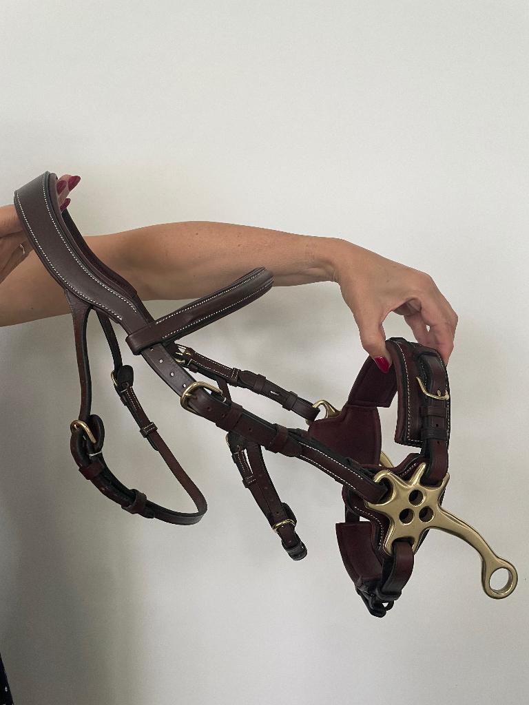 Hackamore + hoofdstel, Dieren en Toebehoren, Paarden en Pony's | Hoofdstellen en Tuigage, Nieuw, Ophalen of Verzenden