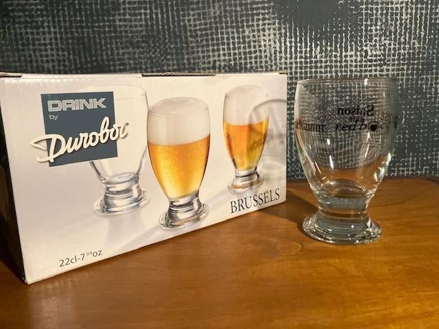6 GLAZEN GALOPINS 22 CL SAISON 1858 GAULOISE, Ophalen of Verzenden, Nieuw, Bierglas