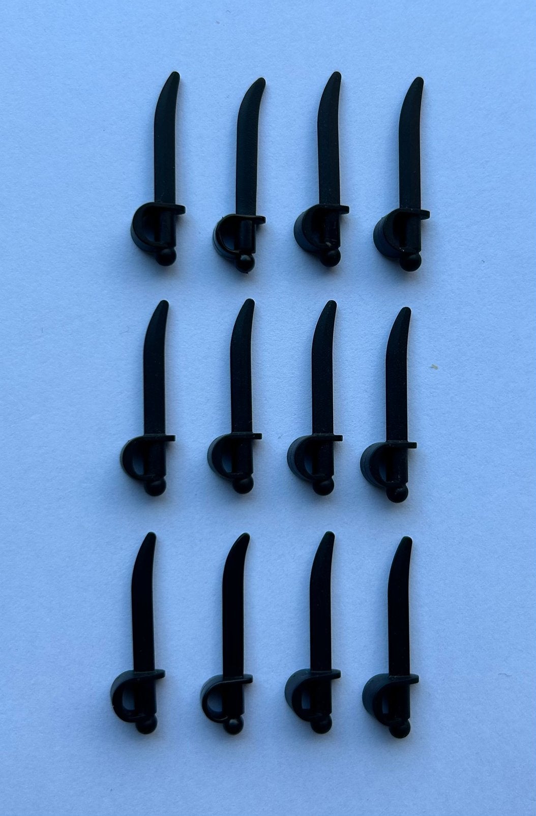 Sabre Lego Pirate noir (12x), Lego, Accessoire, Pirates, Utilisé