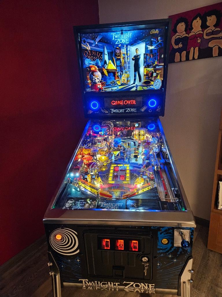 Twilight Zone Flipperkast in TOP staat, Collections, Machines | Flipper (jeu), Comme neuf, Imprimante matricielle, Bally, Enlèvement ou Envoi