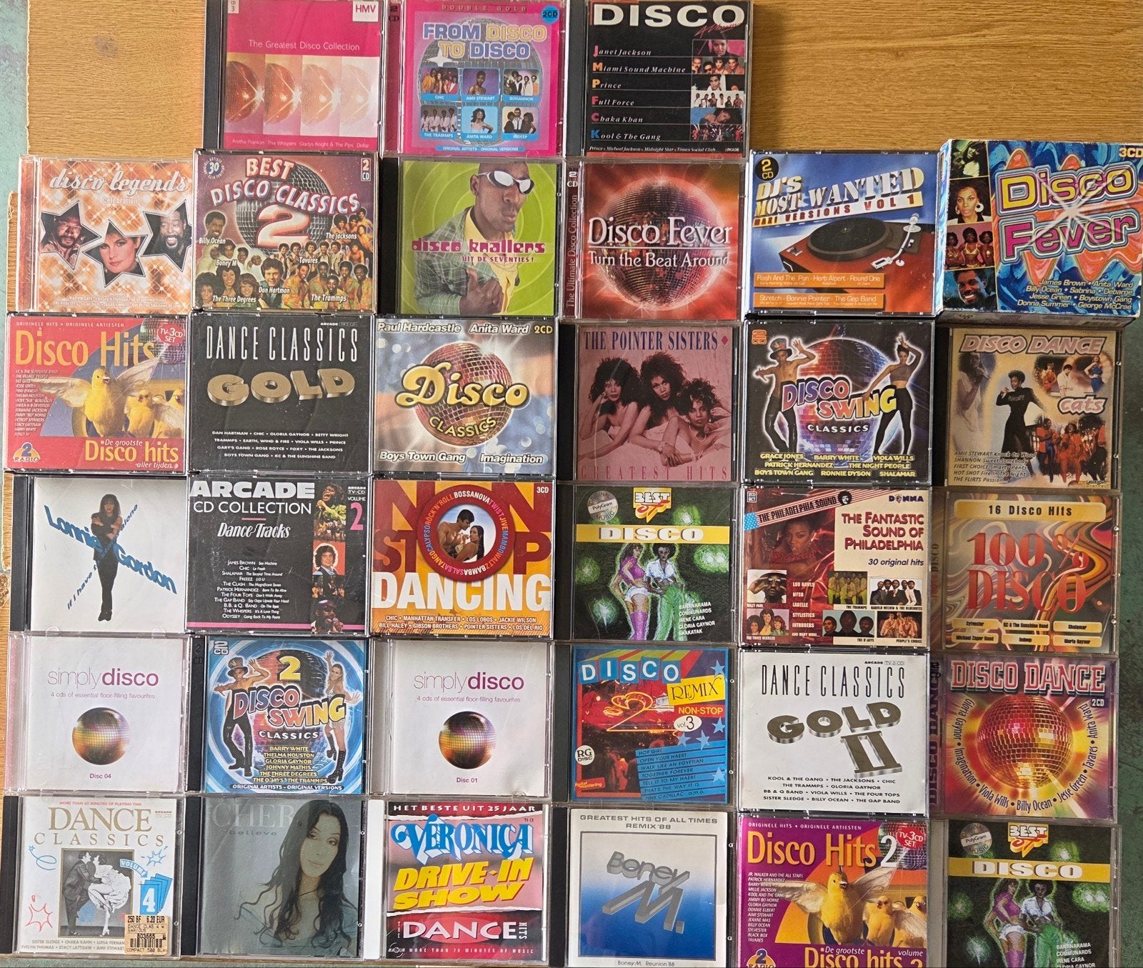 lot 2 disco 53 cd's, Cd's en Dvd's, Cd's | Dance en House, Ophalen of Verzenden, Disco