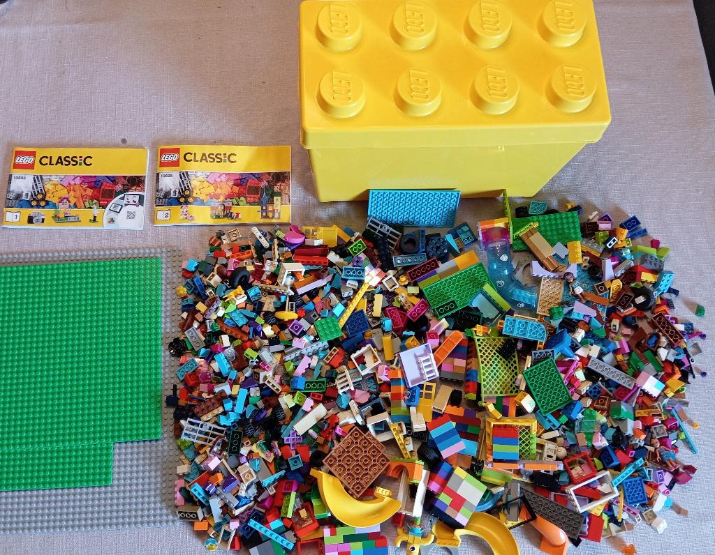 LOT LEGO EN OPBERGBOX, Kinderen en Baby's, Speelgoed | Duplo en Lego, Zo goed als nieuw, Lego, Ophalen of Verzenden