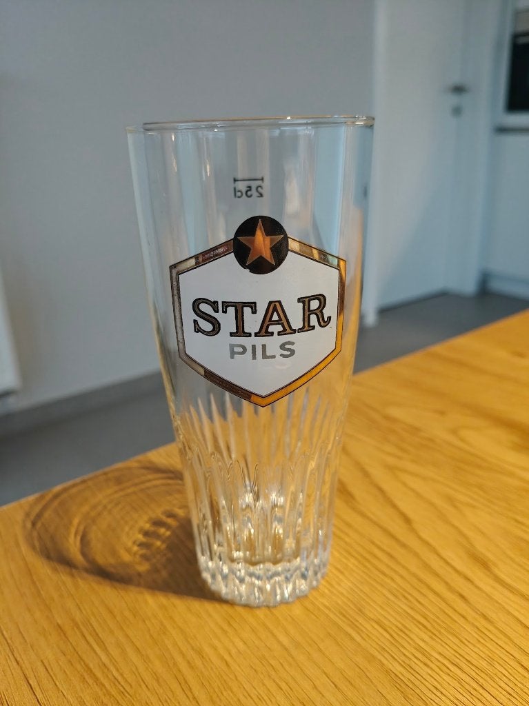Star Pils, Verzamelen, Ophalen of Verzenden, Zo goed als nieuw, Bierglas