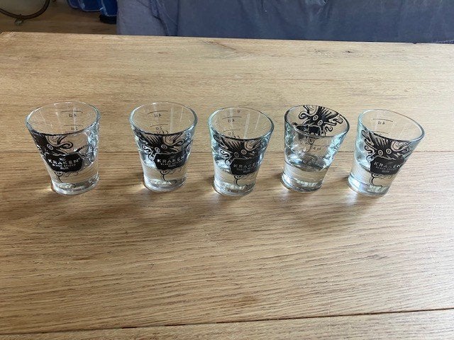 kraken glazen, Ophalen, Nieuw, Borrel- of Shotglas