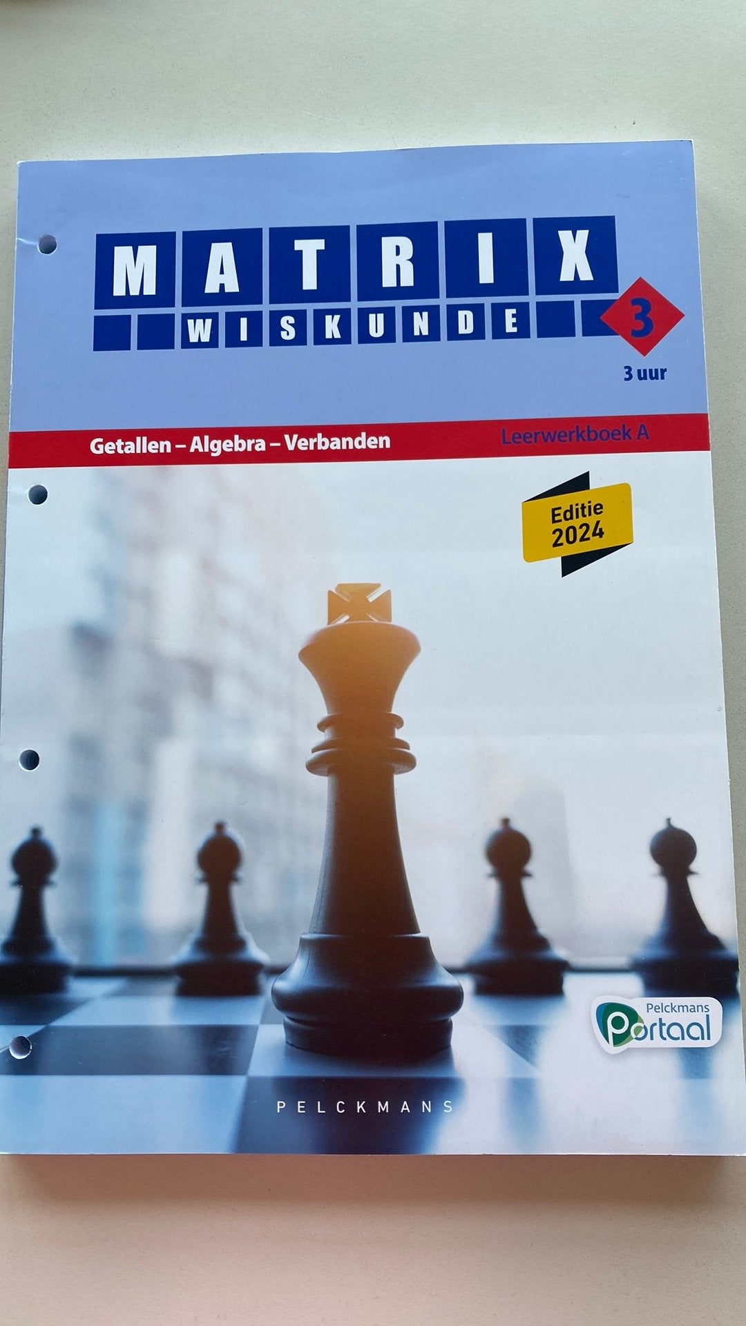 Matrix wiskunde 3de jaar 3 uur leerwerkboek A, Boeken, Ophalen of Verzenden, Zo goed als nieuw
