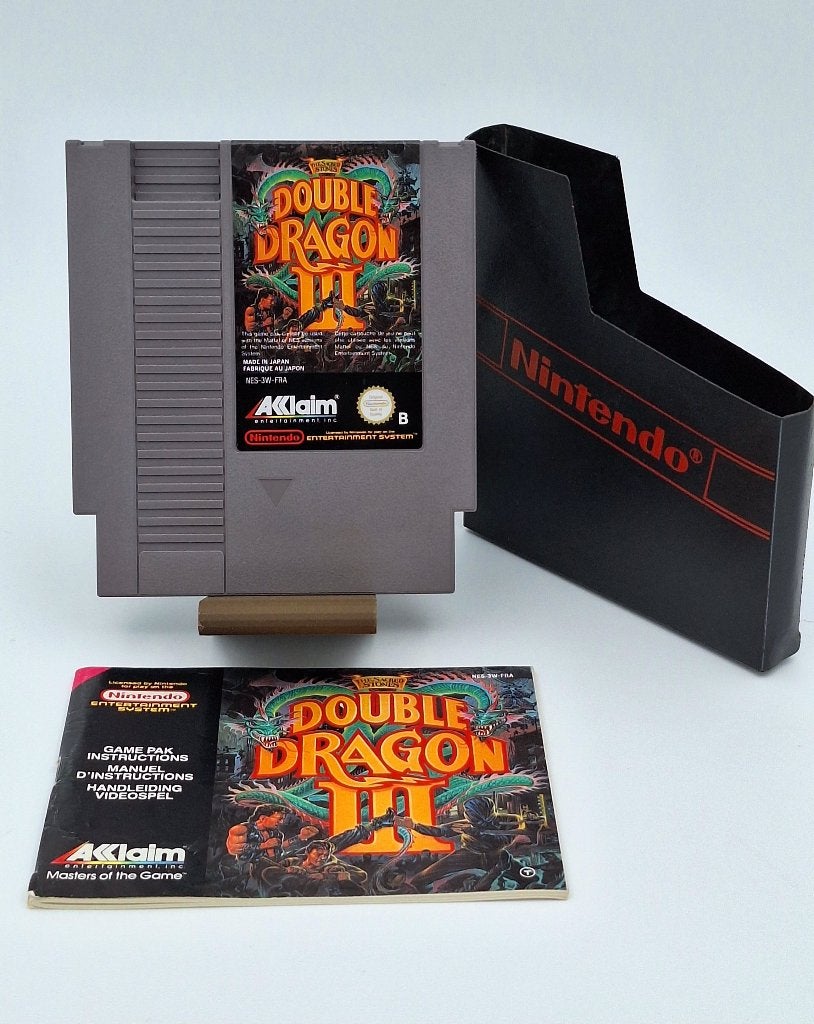 Double Dragon III NES Nintendo PAL B Acclaim Game en Manual, Games en Spelcomputers, Games | Nintendo NES, Zo goed als nieuw, Vechten