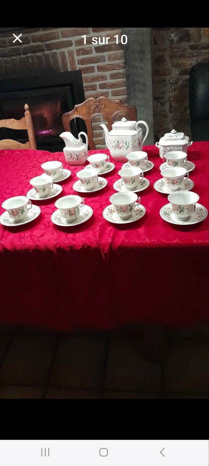Ancien service à café (1867), Antiquités & Art, Enlèvement