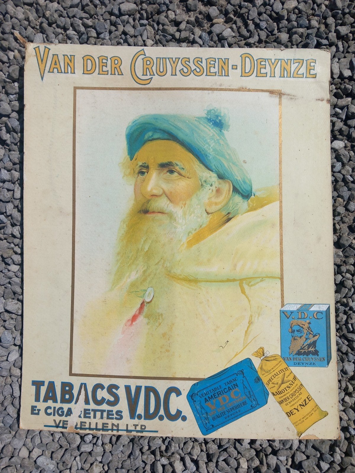 Oude V.D.C. tabak reclame (Deinze), Verzamelen, Ophalen of Verzenden