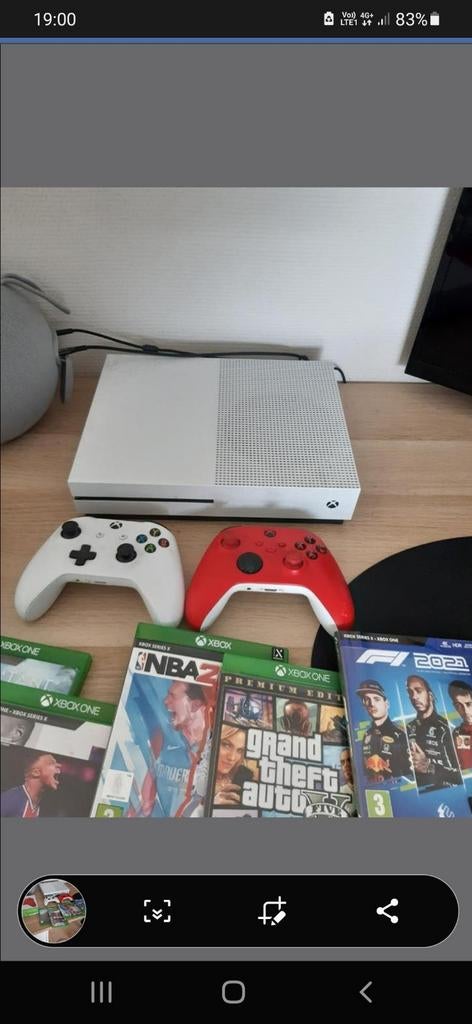 X box one s.1terra bites .2controllers en spelletjes erbij.., Games en Spelcomputers, Spelcomputers | Xbox One, Ophalen