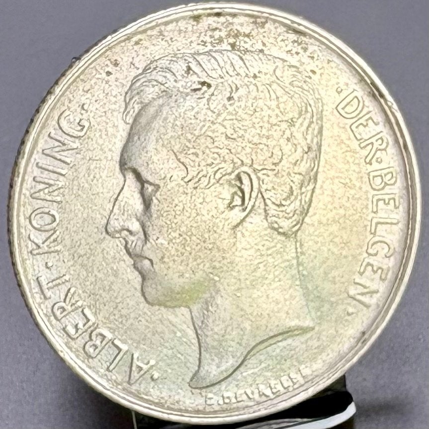 Zilver - 2 Frank - Albert I - 1911, Postzegels en Munten, Munten | België, Zilver, Ophalen of Verzenden, Losse munt, Zilver