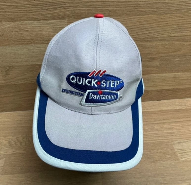 Casquette de cyclisme Vintage Quick-Step Davitamon, Enlèvement ou Envoi, Comme neuf, Autres types
