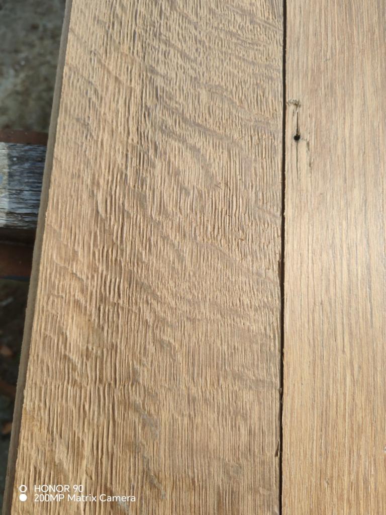Plancher ancien en chêne, Enlèvement
