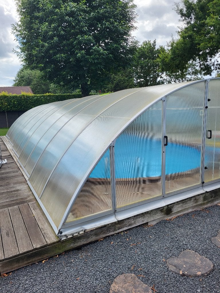 zwembad overkapping, Jardin & Terrasse, Accessoires de piscine, Utilisé, Autres types, Enlèvement