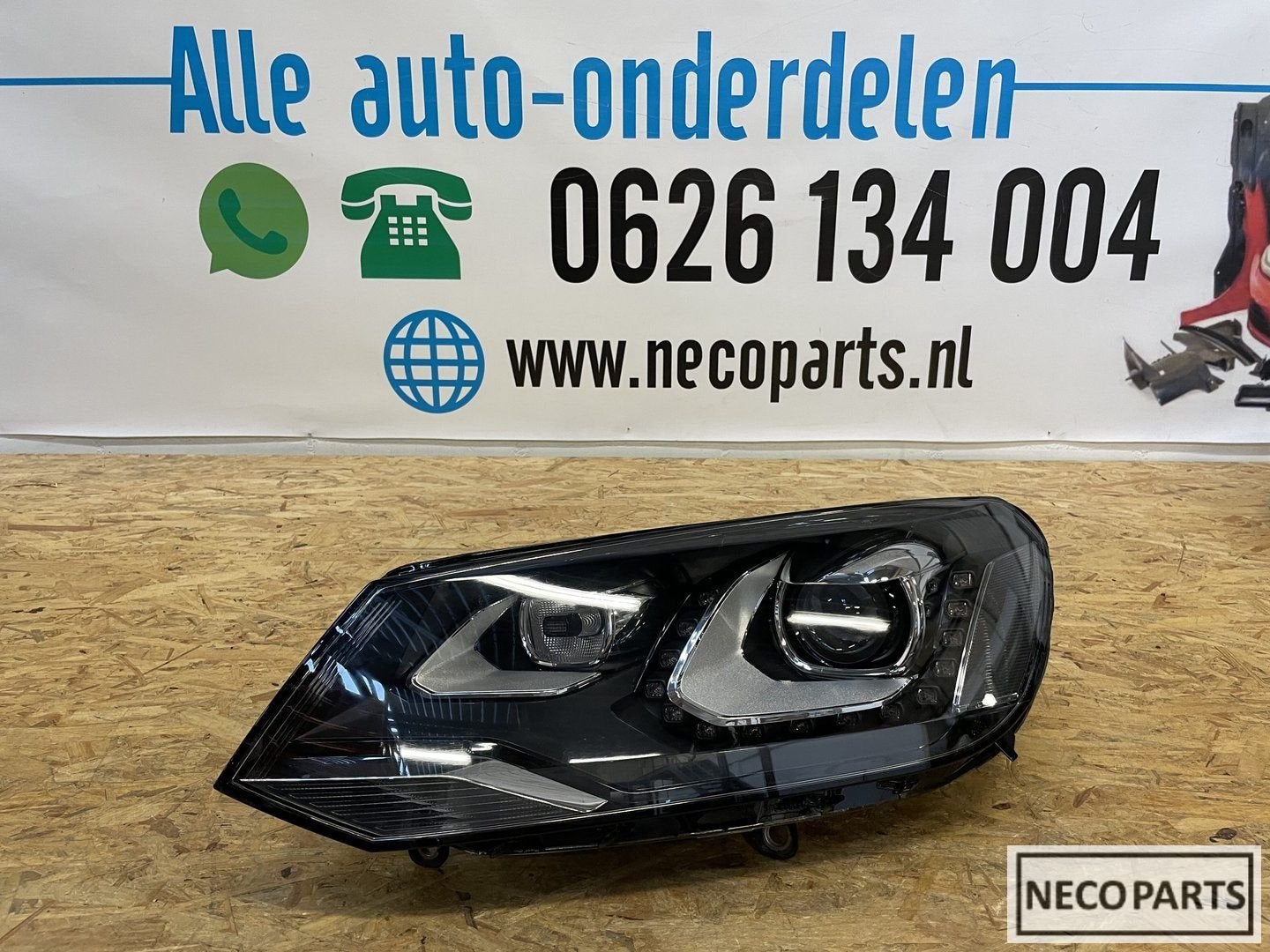 VW TOUAREG 7P 7P1 XENON LED KOPLAMP LINKS 7P1941751 COMPLEET, Volkswagen, -, Utilisé, -