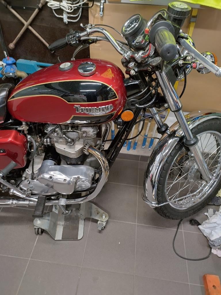 Triumph - T140 - ES ( elec-start ) 1981, 750 cc, 2 cilinders, Nieuw, Toermotor