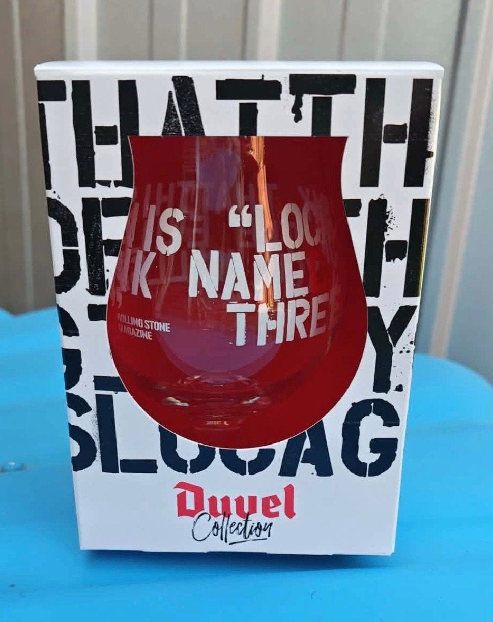 duvel glas rolling stone magazine, Ophalen of Verzenden, Nieuw, Glas of Glazen, Duvel