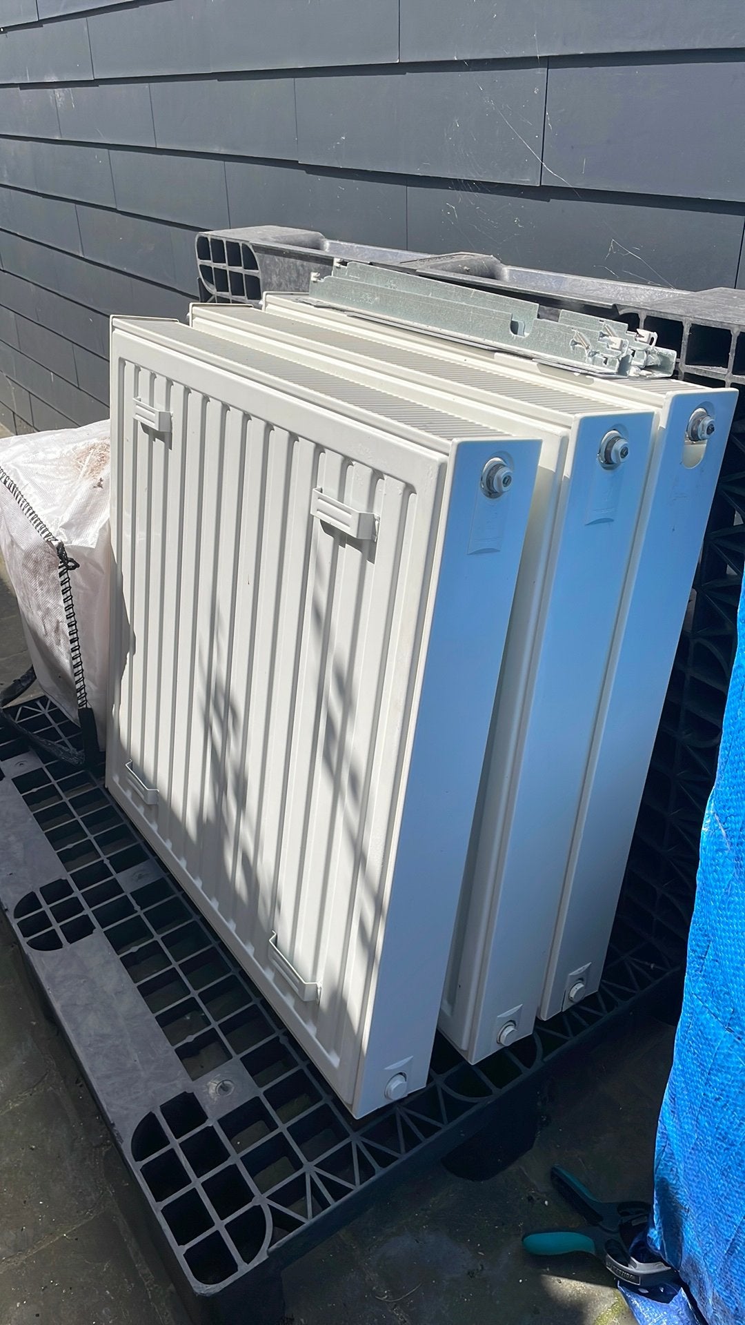 3 radiatoren, Doe-het-zelf en Bouw, Verwarming en Radiatoren, Ophalen, 30 tot 80 cm, Gebruikt, Radiator