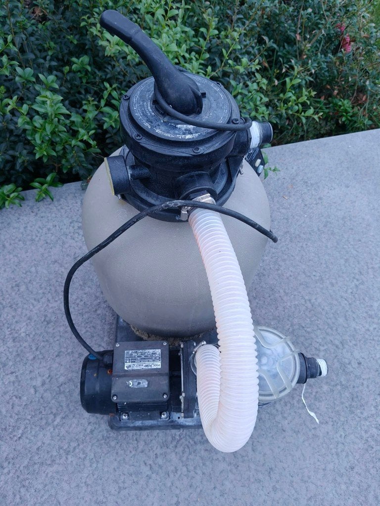 Zandfilter zwembad en zonnecollectoren, Tuin en Terras, Ophalen, Gebruikt, Filter