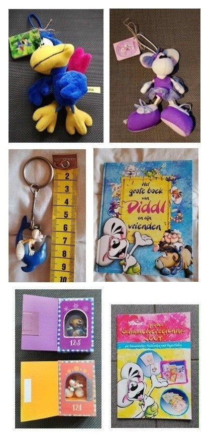 diddl sleutelhangers, boek, beeldjes, Verzamelen, Diddl, Ophalen of Verzenden, Diddl, Nieuw