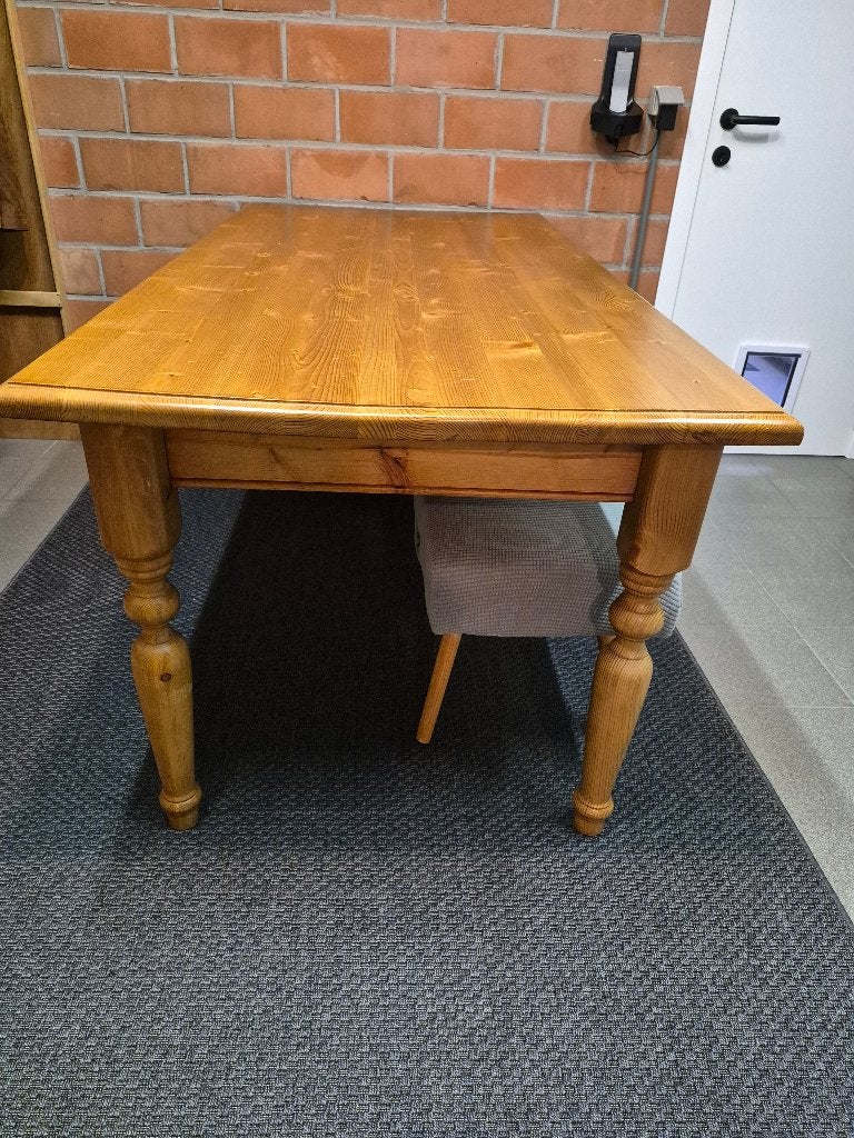 Tafel landelijk grenen, Ophalen, Gebruikt, 50 tot 100 cm, Landelijk