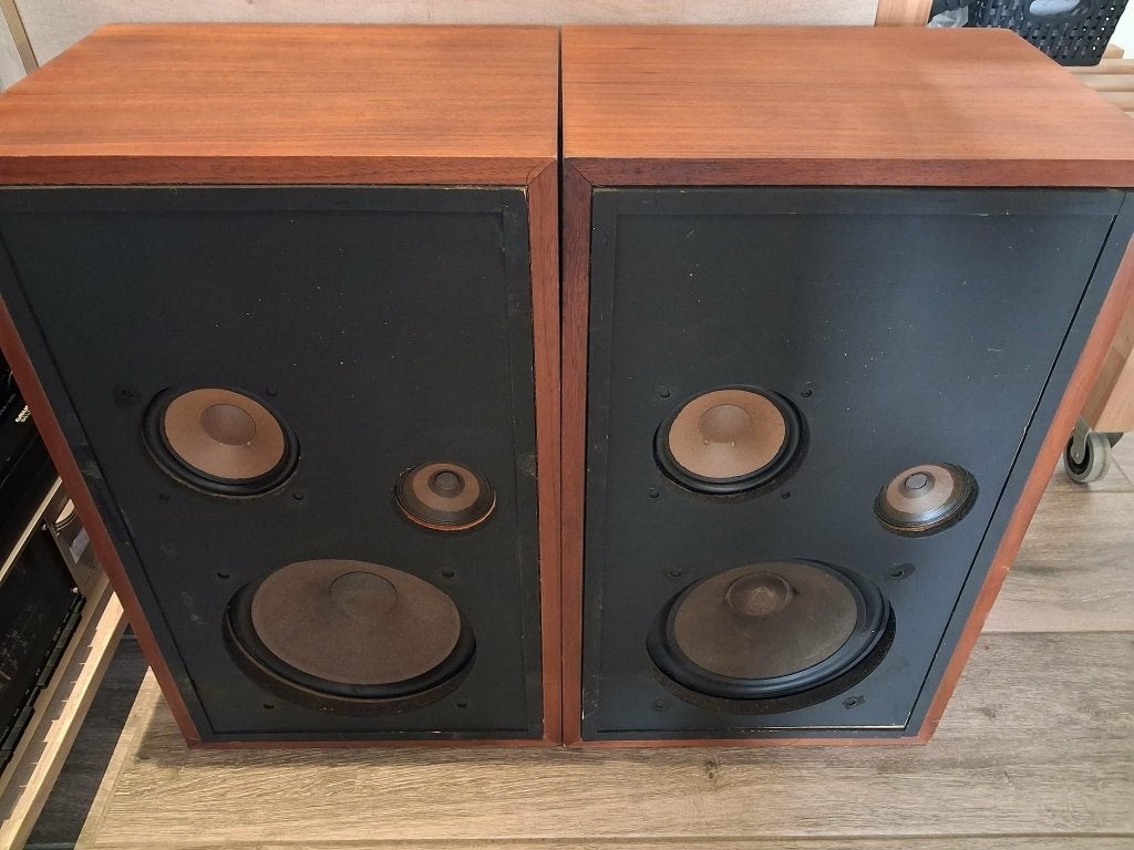 Set vintage luidsprekerboxen ANEX SB25 A, Enlèvement, Utilisé, Enceintes stéréo, Autres marques