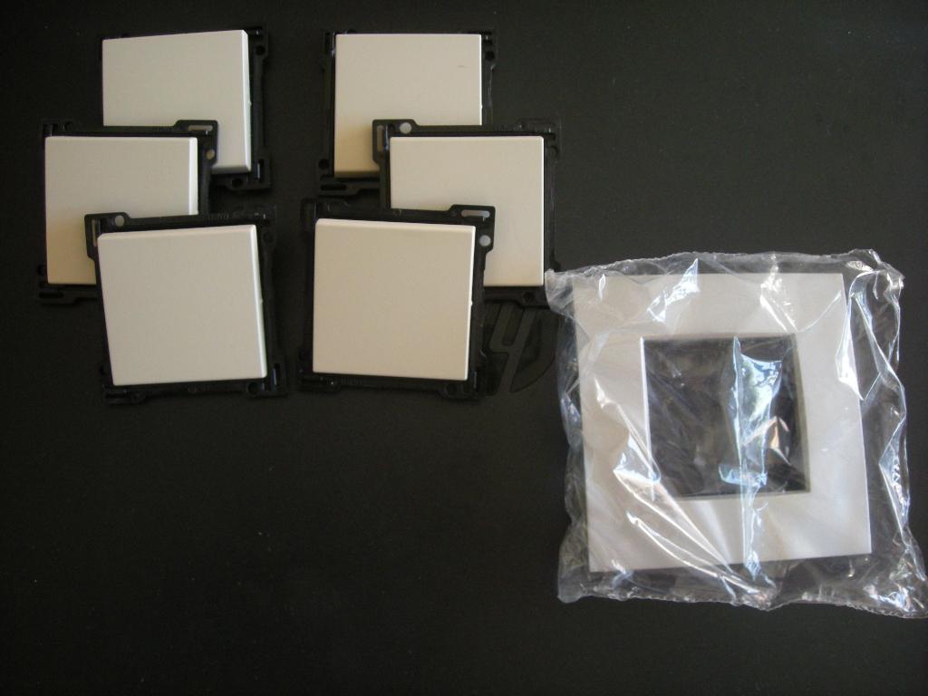 Afdekplaatjes Niko Original cream en Intense sterling coated, Ophalen of Verzenden, Nieuw, Schakelaar