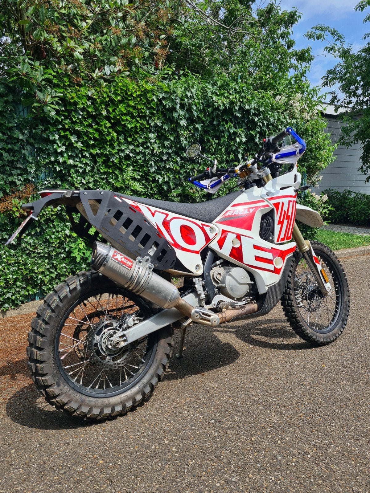 KOVE 450 RALLY A2 2024 1532km!!, Ophalen
